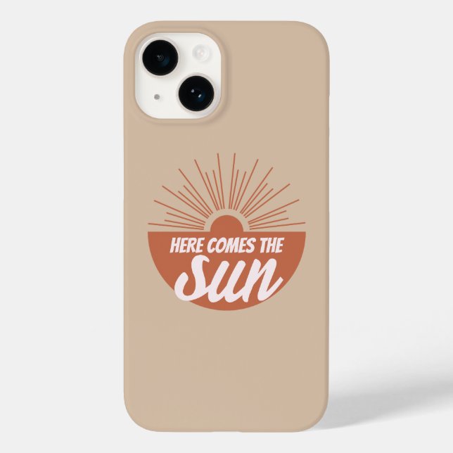 Funda De Case-Mate Para iPhone Aquí viene el sol (Reverso )