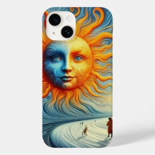 Funda Para iPhone 14 De Case-Mate Aquí Viene El Sol - Impresión De Arte De IA