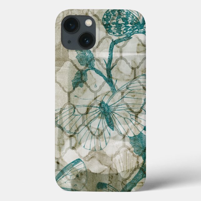 Funda De Case-Mate Para iPhone Arabesque Butterflies VI (Reverso)
