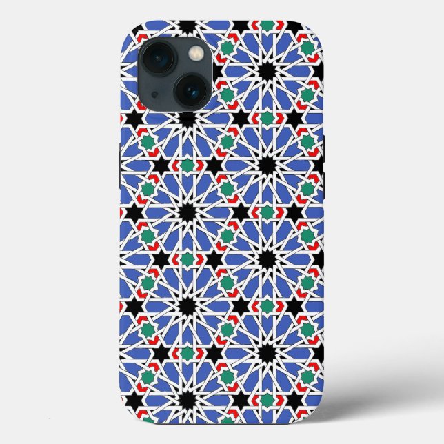 Funda De Case-Mate Para iPhone Arabesque Mosaic Pattern  (Reverso )