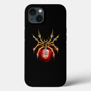 Funda Para iPhone 13 Araña de vapor sobre negro