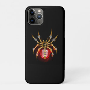 Funda Para iPhone 11 Pro Araña de vapor sobre negro