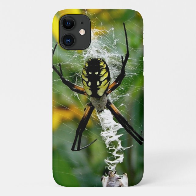 Funda De Case-Mate Para iPhone Araña Orb en la Web (Reverso)