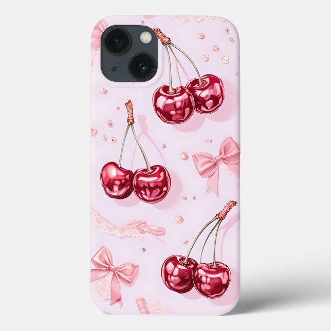 Funda De Case-Mate Para iPhone Arándanos singulares y arándanos rosados (Reverso)