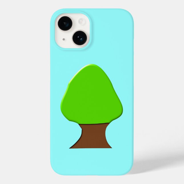 Funda De Case-Mate Para iPhone Árbol (Reverso )