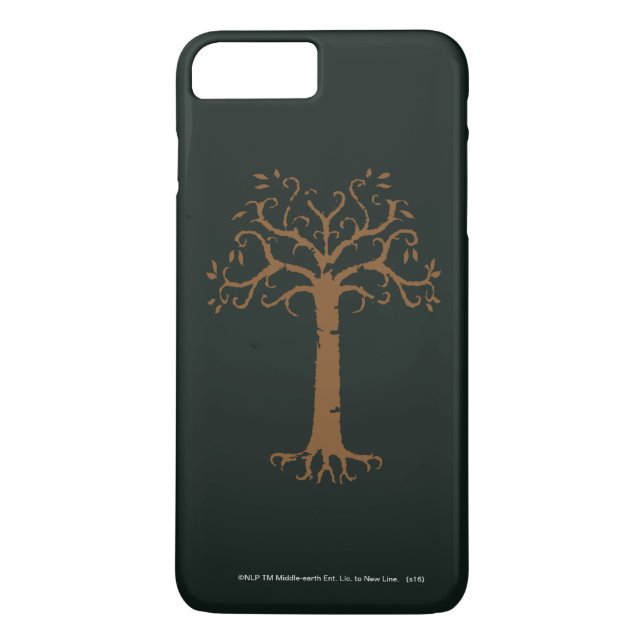 Funda De Case-Mate Para iPhone Árbol blanco de Gondor (Reverso)