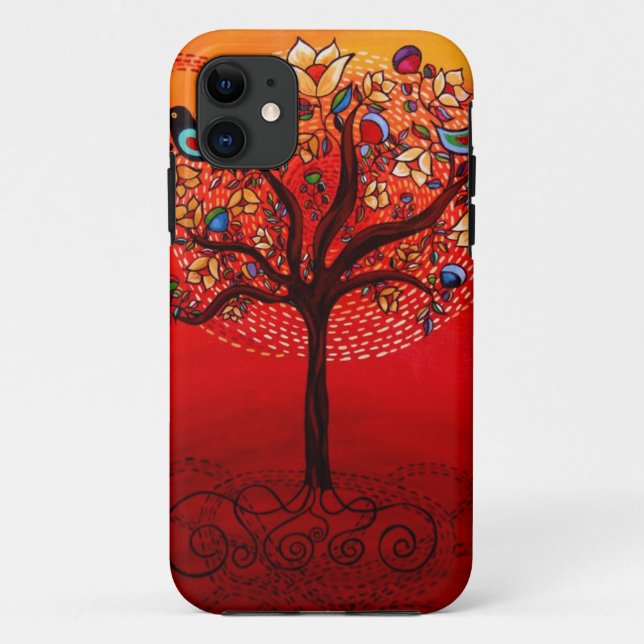 Funda De Case-Mate Para iPhone "Árbol caso del iphone de la vida" (Reverso)