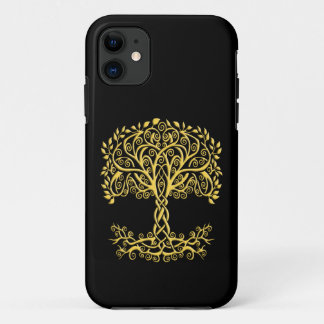 Funda Para iPhone 11 Árbol Celta Amarillo De La Vida