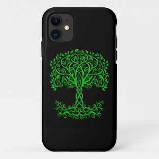 Funda Para iPhone 11 Árbol Celta Verde De La Vida