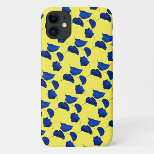 Árbol de Apricot Azul deja Funda para iPhone 11