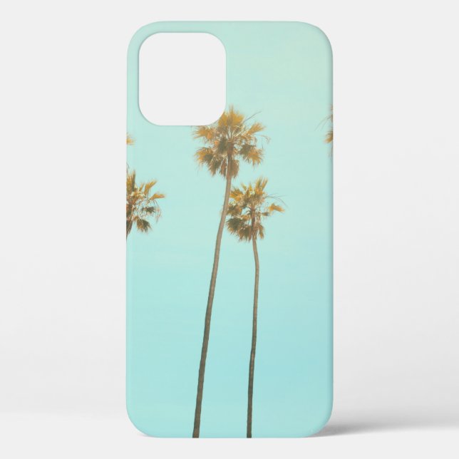 Funda De Case-Mate Para iPhone Árbol de coco de fotografía de bajo ángulo (Reverso )
