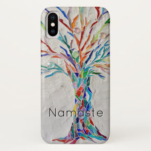 Funda Para iPhone X Árbol de color arcoiris