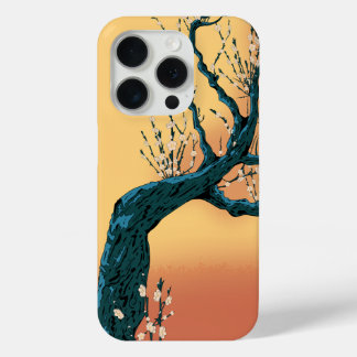 Funda Para iPhone 15 Pro Árbol de flores chino