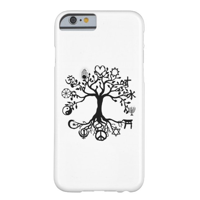 Funda De Case-Mate Para iPhone Árbol de la paz de la vida (Reverso)