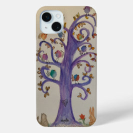 Funda Para iPhone 15 Mini Árbol de la Vida