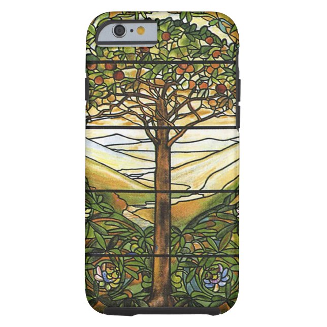 Funda De Case-Mate Para iPhone Árbol de la vida/del vitral de Tiffany (Reverso)