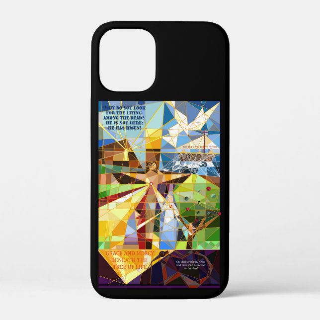 Funda De Case-Mate Para iPhone Árbol de la Vida Jesús Bolsa Electrónica (Reverso )