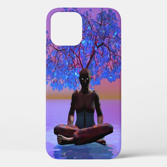 Funda De Case-Mate Para iPhone Árbol de meditación (Reverso )