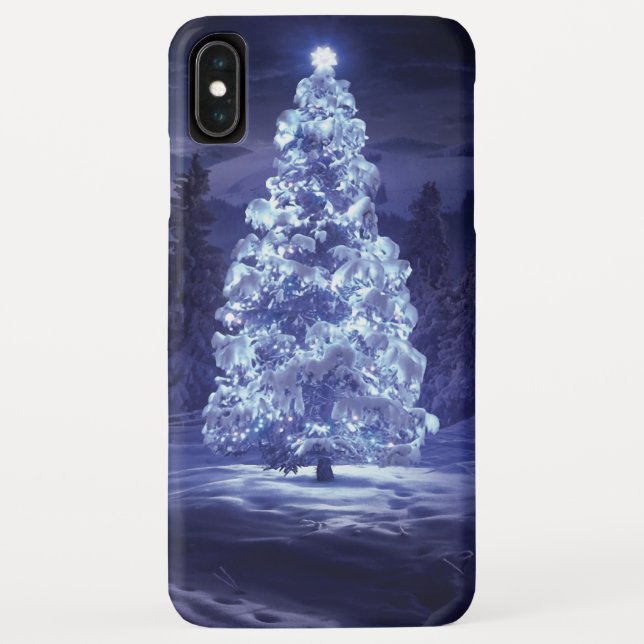 Funda De Case-Mate Para iPhone Árbol de Navidad (Reverso)