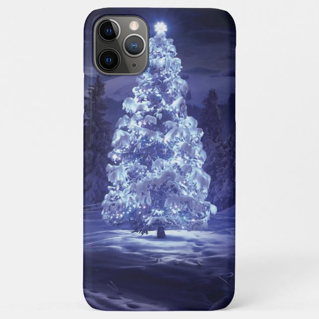 Funda De Case-Mate Para iPhone Árbol de Navidad (Reverso)