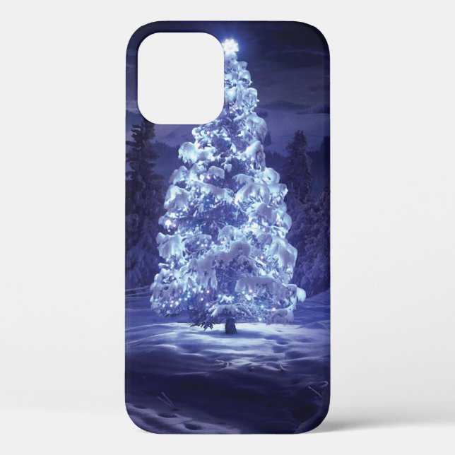Funda De Case-Mate Para iPhone Árbol de Navidad (Reverso )