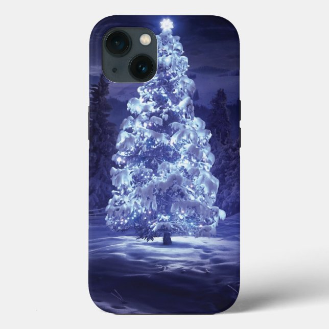 Funda De Case-Mate Para iPhone Árbol de Navidad (Reverso )