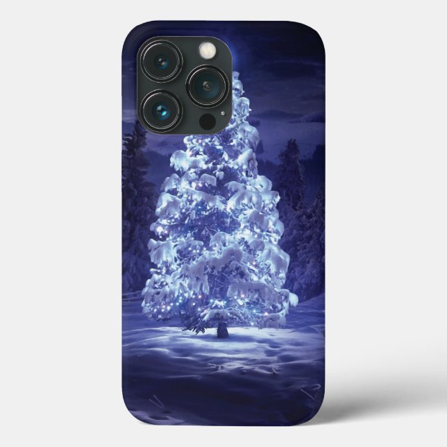 Funda De Case-Mate Para iPhone Árbol de Navidad (Reverso )