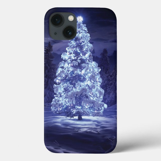 Funda De Case-Mate Para iPhone Árbol de Navidad (Reverso)