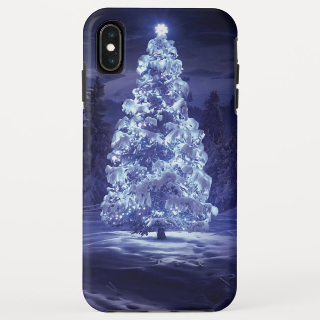 Funda De Case-Mate Para iPhone Árbol de Navidad (Reverso)