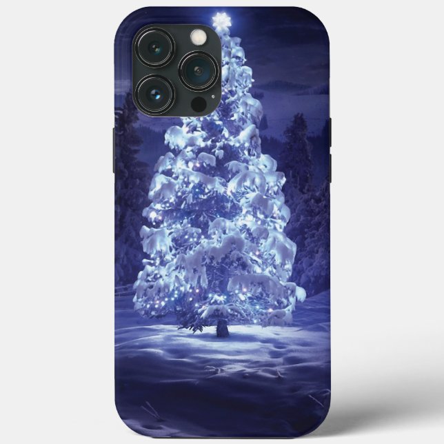 Funda De Case-Mate Para iPhone Árbol de Navidad (Reverso )