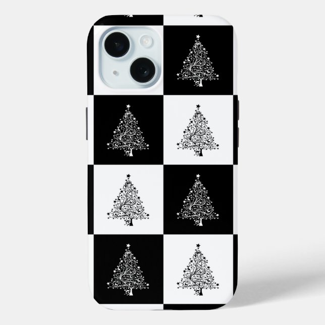 Funda De Case-Mate Para iPhone árbol de navidad (Reverso )