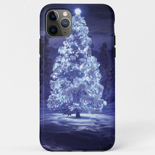 Funda De Case-Mate Para iPhone Árbol de Navidad (Reverso)