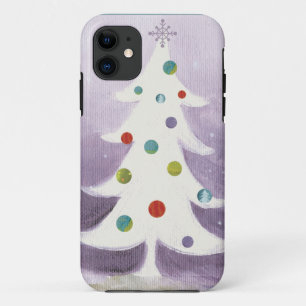 Funda Para iPhone 11 Árbol de navidad blanco
