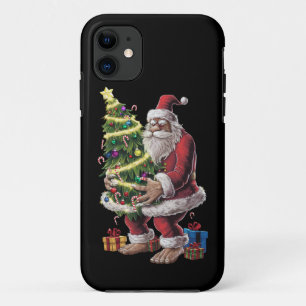 Funda Para iPhone 11 Árbol de Navidad de pie grande enciende Navidad Sa