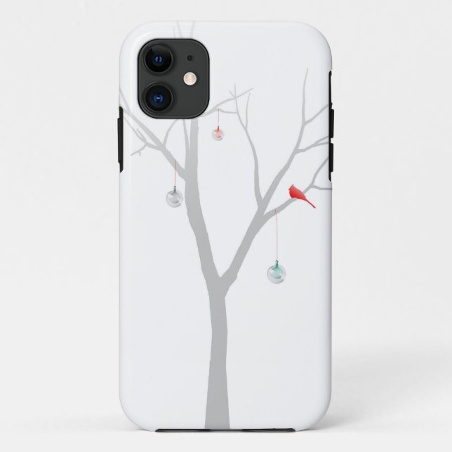 Funda De Case-Mate Para iPhone Árbol de navidad escaso (Reverso)