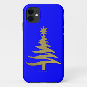 Funda Para iPhone 11 Árbol de Navidad moderno estampado con plantilla d