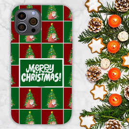 Funda Para iPhone 14 De Case-Mate árbol de Navidad | Santa | PERSONALIZABLE