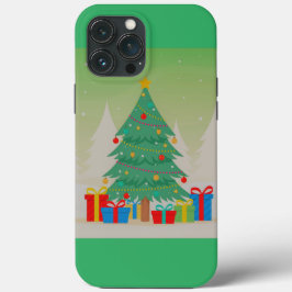 Funda Para iPhone 13 Pro Max Árbol De Navidad Y Ornamentos