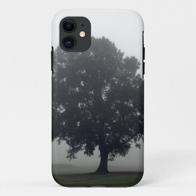 Funda De Case-Mate Para iPhone Árbol de niebla (Reverso)
