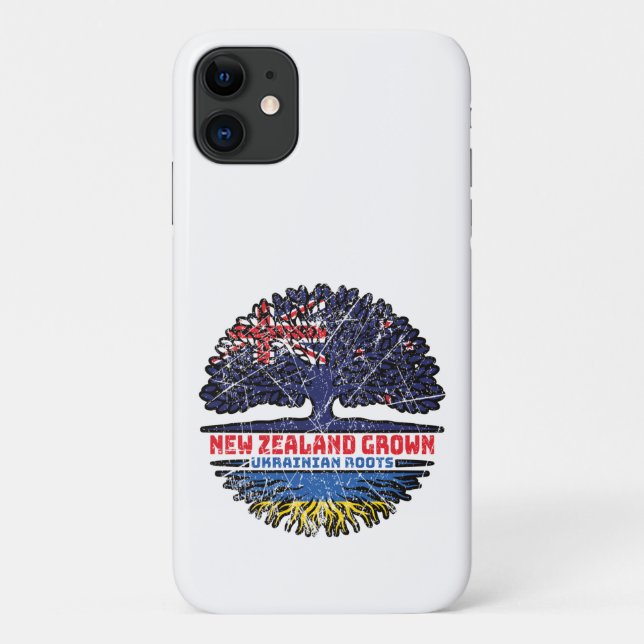 Funda De Case-Mate Para iPhone Árbol de Nueva Zelanda de Ucrania (Reverso)