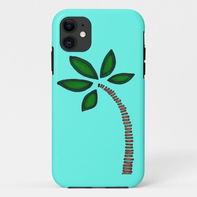Funda De Case-Mate Para iPhone Árbol de palma (Reverso)