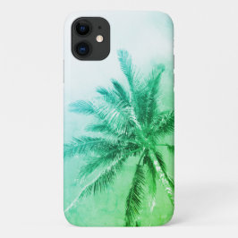 Funda Para iPhone 11 Árbol de palmas verde