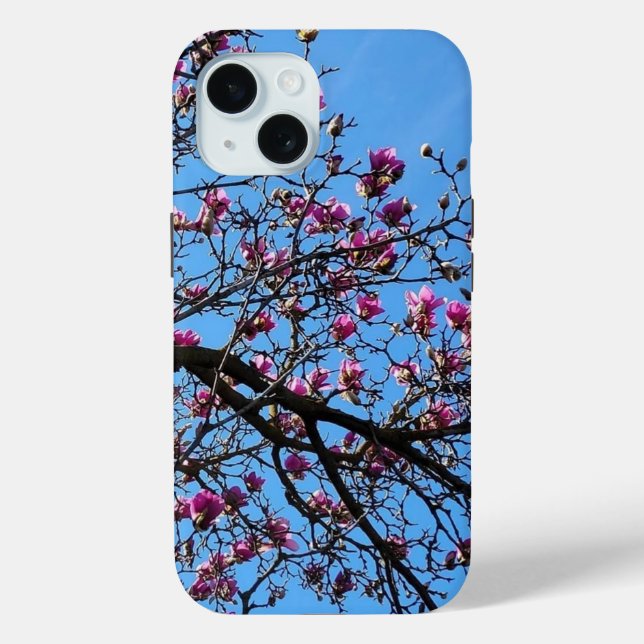 Funda De Case-Mate Para iPhone Árbol de tulipanes (Reverso )