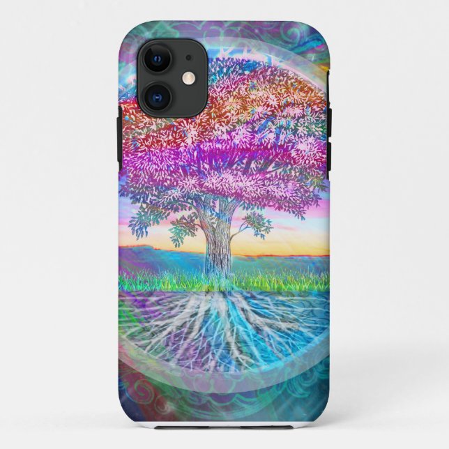 Funda De Case-Mate Para iPhone Árbol de vida (Reverso)