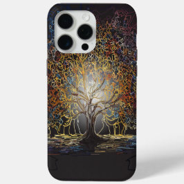Funda Para iPhone 15 Pro Max Árbol de vida brillante