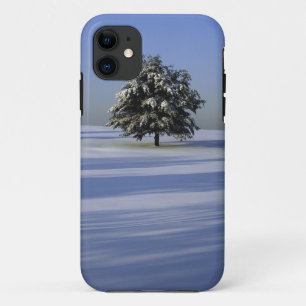 Funda Para iPhone 11 Árbol en paisaje nevado