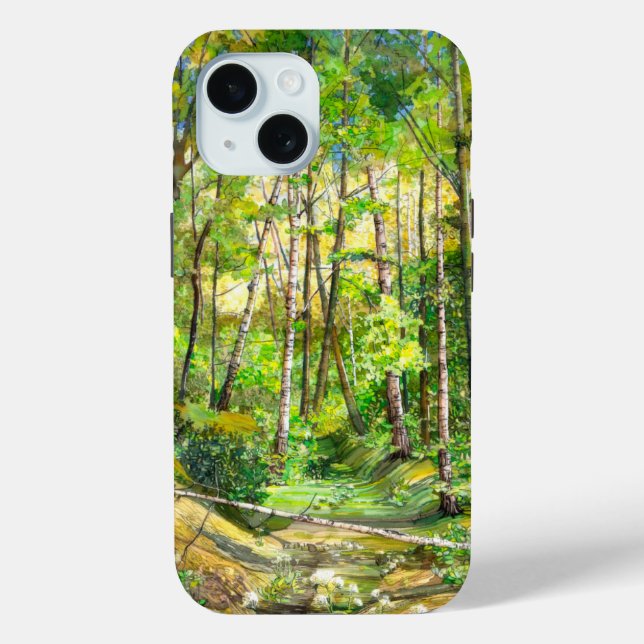 Funda De Case-Mate Para iPhone arboleda (Reverso )