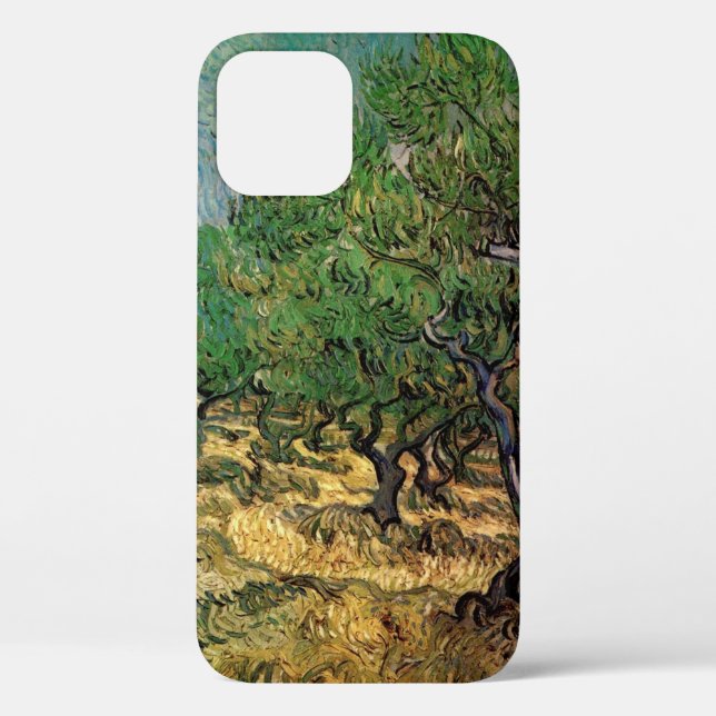 Funda De Case-Mate Para iPhone Arboleda de olivos de Vincent van Gogh (Reverso )