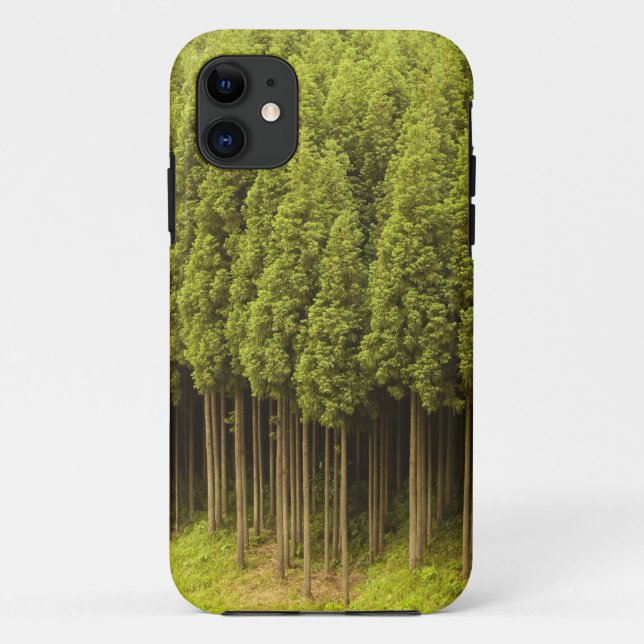 Funda De Case-Mate Para iPhone Árboles de cedro de Koya Sugi (Reverso)