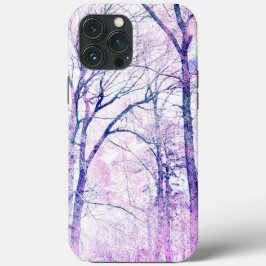 Funda Para iPhone 13 Pro Max Árboles de invierno